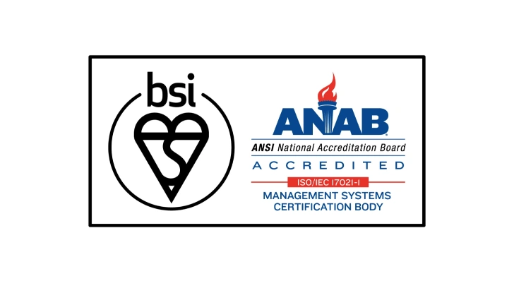 BSI Assurance Mark (ANAB Accredited) 